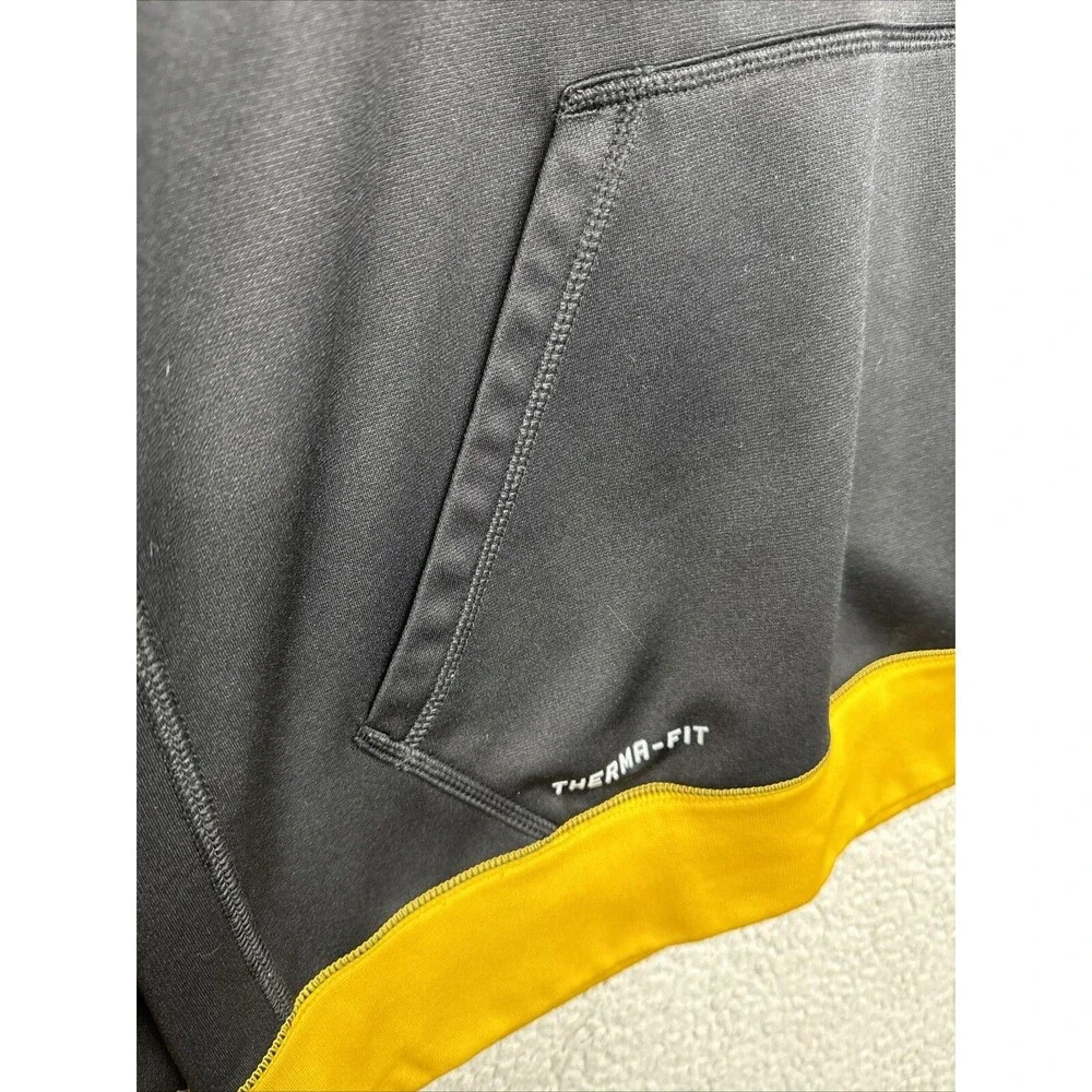 Missouri Tigers Hoodie Mens XL  Sweatshirt Nike Therma Fit Mizzou Black & Gold